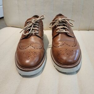 Cole Haan Tan Leather Oxfords